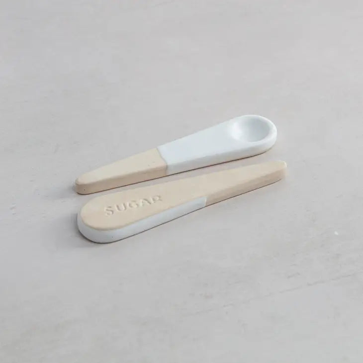 Chickidee Organics Sugar Spoon - White