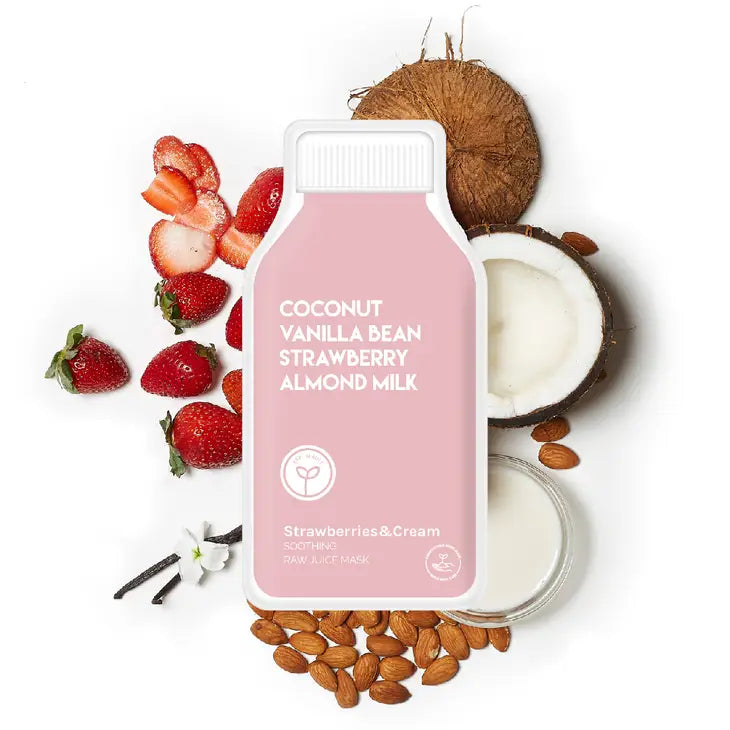 ESW Beauty Strawberries and Cream Soothing Raw Juice Sheet Mask