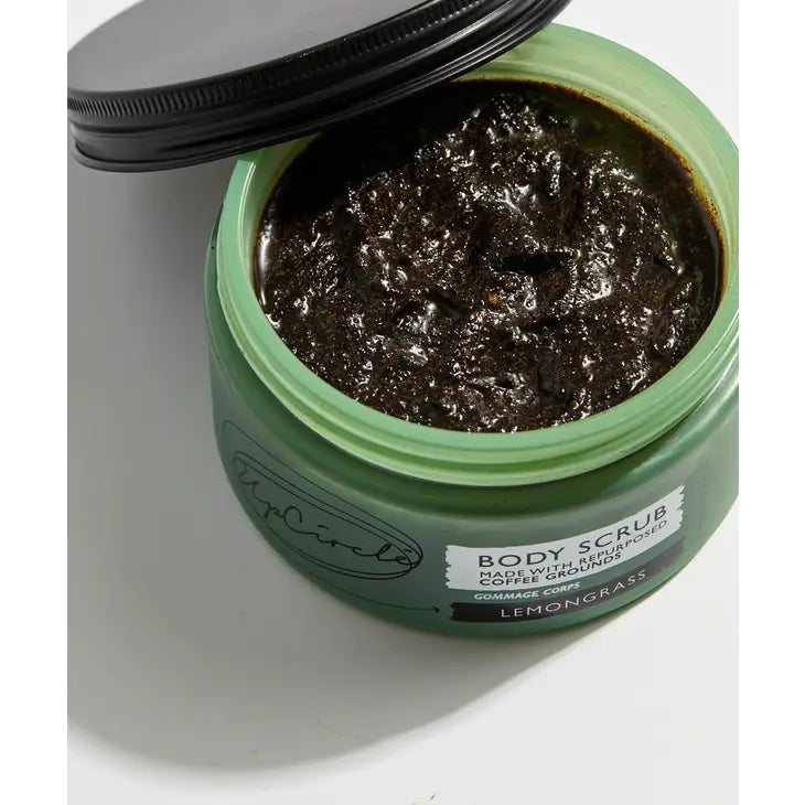 UpCircle Lemongrass Body Scrub with Coffee + Shea Butter