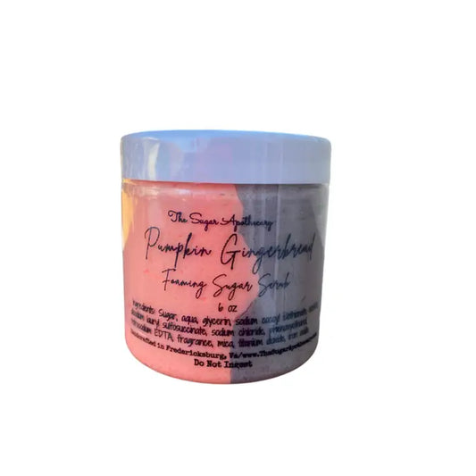 The Sugar Apothecary Pumpkin Gingerbread Foaming Sugar Scrub