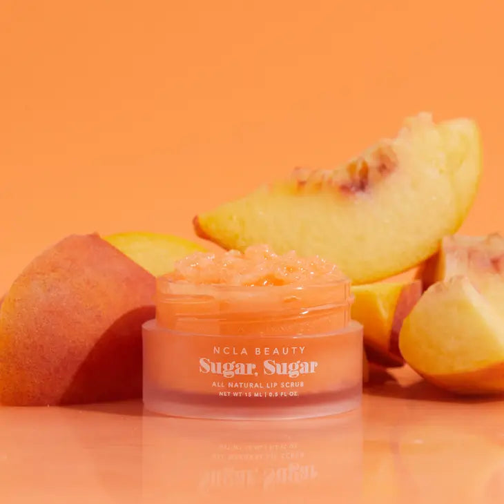 NCLA Beauty Sugar Sugar Peach Lip Scrub