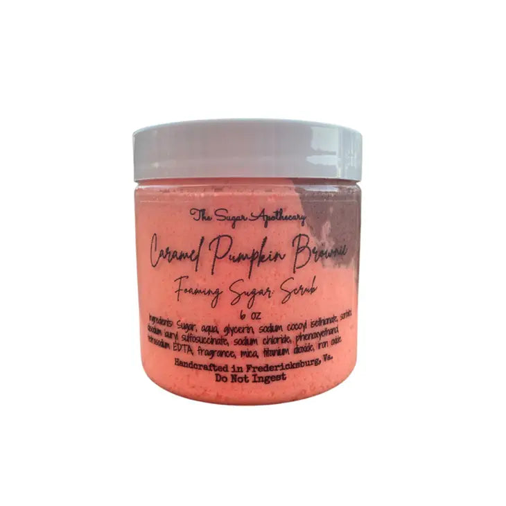 The Sugar Apothecary Caramel Pumpkin Brownie Foaming Sugar Scrub