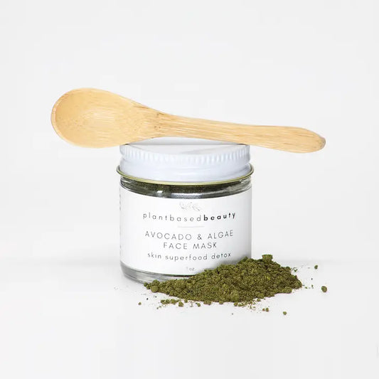 Plant Based Beauty Organic Avocado & Algae Face Mask, nourishing skin smoothing