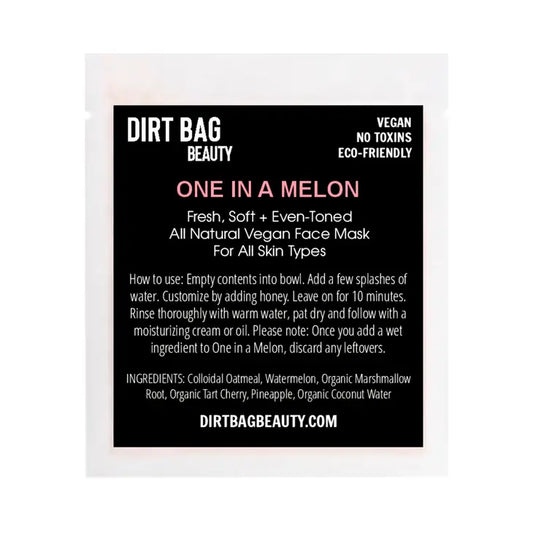 Dirt Bag One In A Melon Facial Mask