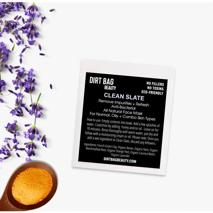 Dirt Bag Clean Slate Facial Clay Mask