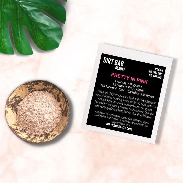 Dirt Bag Beauty Pretty In Pink Facial Mask