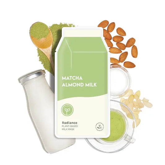 ESW Beauty Matcha Almond Milk Radiance Plant-Based Milk Sheet Mask