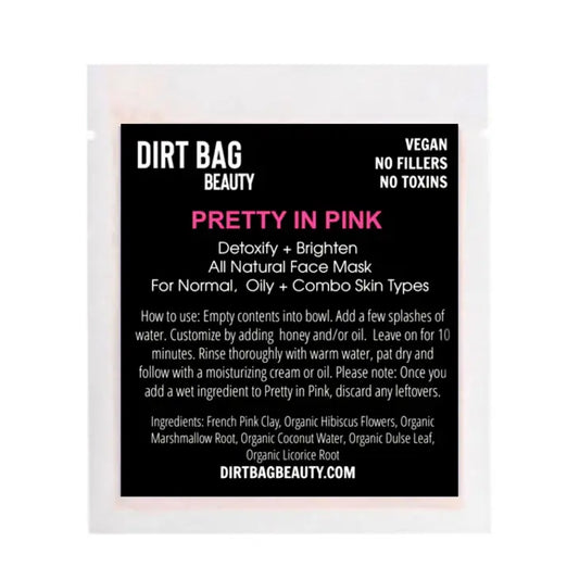 Dirt Bag Beauty Pretty In Pink Facial Mask