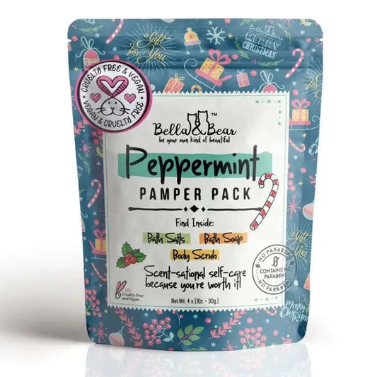 Bella & Bear 3 x 1oz Peppermint Pamper Pack