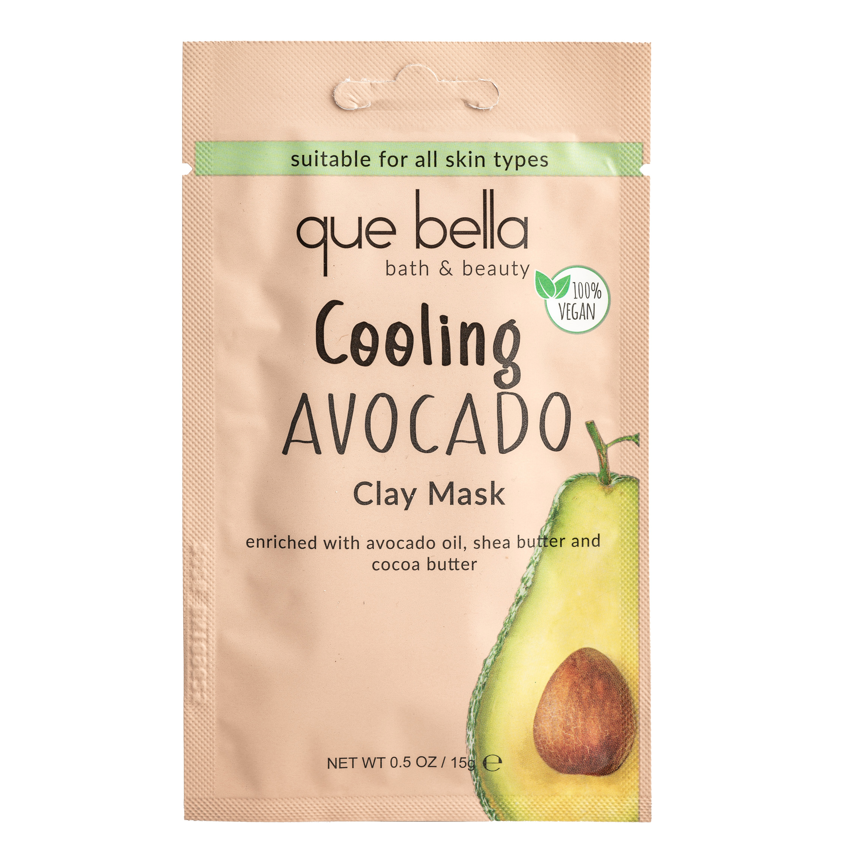 Que Bella Cooling Avocado Clay Mud Mask