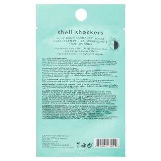 Holler And Glow Shell Shockers Printed Boob Sheet Masks