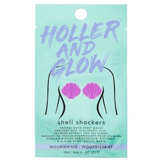 Holler And Glow Shell Shockers Printed Boob Sheet Masks