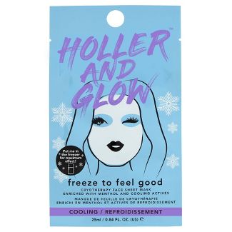 Holler And Glow Freeze To Feel Good Cryotherapy Face Sheet Mask