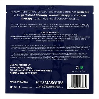 Vitamasques Sapphire Gemstone Sheet Mask