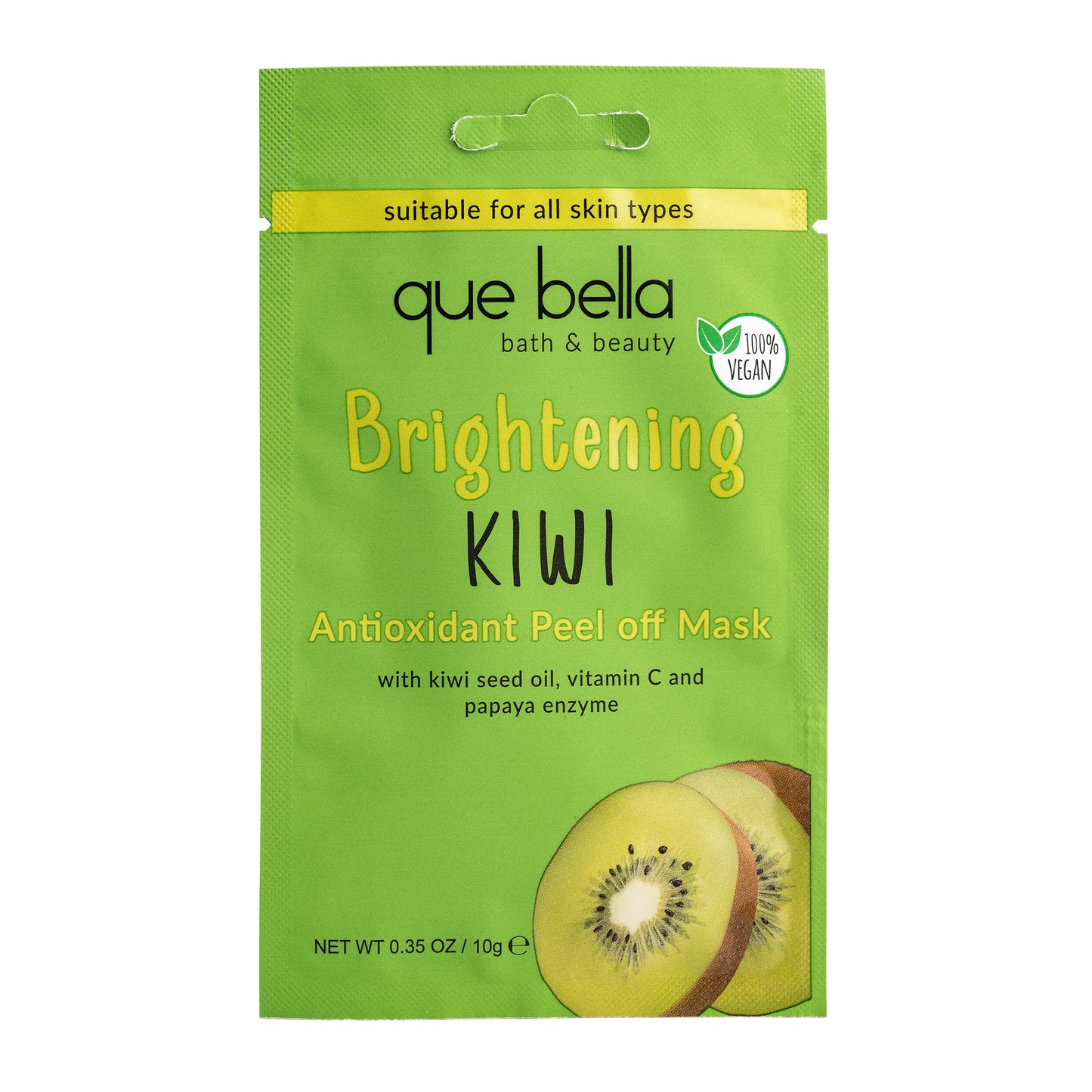 Que Bella Brightening Kiwi Antioxidant Peel Off Mask