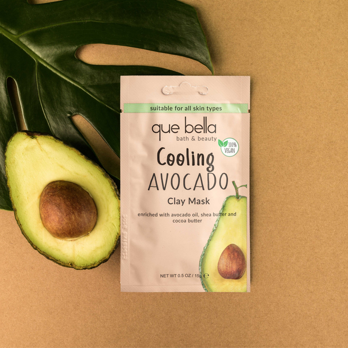 Que Bella Cooling Avocado Clay Mud Mask