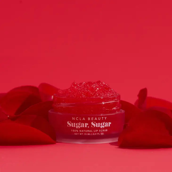 NCLA Beauty Sugar Sugar Red Roses Lip Scrub