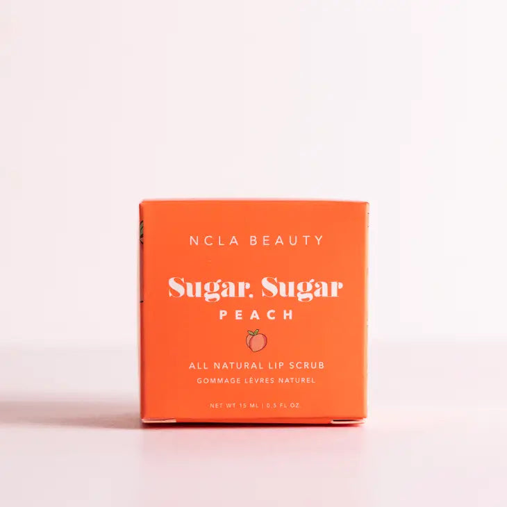 NCLA Beauty Sugar Sugar Peach Lip Scrub