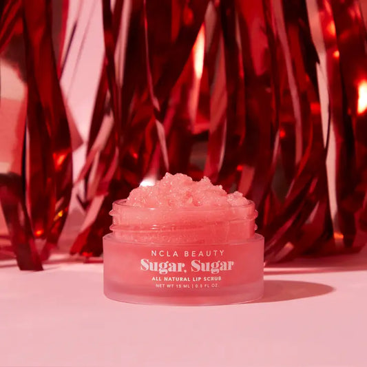 NCLA Beauty Sugar Sugar Pink Champagne Lip Scrub