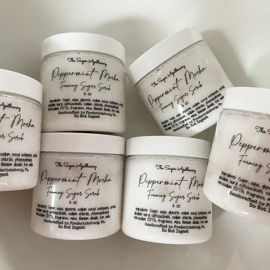 The Sugar Apothecary Peppermint Mocha Foaming Sugar Scrub